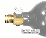Rap4 Brass CO2 Pin Valve On/Off for Paintball Tanks