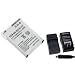 eForCity EN-EL12 Lithium-Ion Battery + Battery Charger with Car Adapter Compatible with Nikon Coolpix S8000/S800c Digital Camera