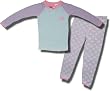 Girls "Crown" Pastel Thermal Pajamas