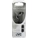JVC HA-FX33-BE New In Ear Marshmallow Mouldable Stereo Headphones - Black