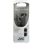 JVC HA-FX33-BE New In Ear Marshmallow Mouldable Stereo Headphones - Black