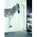 Spirella Zebra Black Textile Shower Curtain 100 % Polyester White Black 180 cm x 200 cm