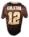 Marques Colston Autographed/Hand Signed New Orleans Saints Reebok Authentic Black Jersey