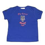 Majestic Infant Baby MLB New York Mets My First Tee T-Shirt - Blue (Size: 12M)