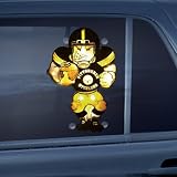Scottish Christmas Pittsburgh Steelers NFL Two-Sided Light-Up Car Window Decoration (9)