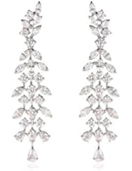 Diamond 18k White Gold Chandelier Earrings