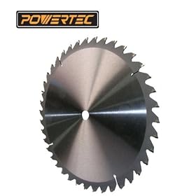 POWERTEC 10 " Table Saw Blade 60 Teeth for General Purpose, 5/8 " Arbor - New