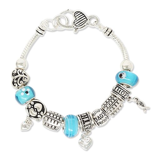 Faith Hope Love Theme Designer Style Charm Bracelet Fashion Jewelry