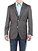 Bianco B Men's Bird's Eye Sharkskin Modern Two Button Blazer Trim Fit Jacket