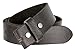 BS040 100% One-Piece Full Grain Leather Belt Straps with Slot Hole 1-1/2