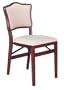Folding French Dining Chair - Set of 2 (Cherry) (32.75"H x 17.5"W x 19.25"D)