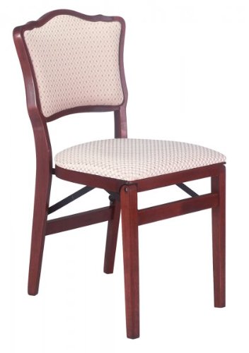 Folding French Dining Chair - Set of 2 (Cherry) (32.75