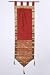 Luxurious Wall Runner with Tab Tops and Tassels