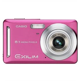 Casio Exilim Zoom EX-Z9 Digital Camera, 8.1MP, 3x Optical - Pink - Refurbished by Casio