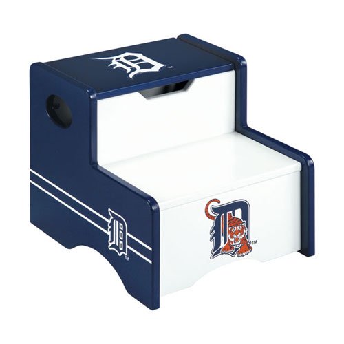 SportingGoods: Detroit Tigers MLB Wooden Storage Step Up