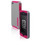 Incipio SILICRYLIC Case for iPhone 4 (Pink/Gray) (Fits AT&T iPhone)