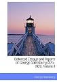 Collected Essays and Papers of George Saintsbury 1875-1920, Volume I