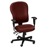 Ergonomic Chair with HeavyDuty Fabric Charcoal Fabric/Black Frame