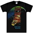 Journey Escape Big Distressed Logo Men's Tee, Black