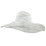 Two Tone Large Shapable Brim Hat - White W27S59B