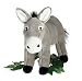 Plush Standing Donkey 13 