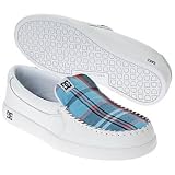  : DC Men's Villian Sneaker,White/DC Navy,5 M