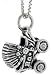 Sterling Silver Baby Stroller Pendant, 5/8