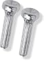 Chevy Camaro/Chevelle/Chevy II/El Camino/Impala Door Lock Knobs - Chrome, Ribbed, 2pc Set 68-84 85