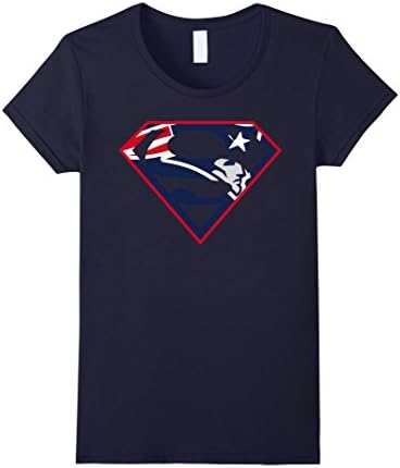 Women's Super New England Rugby Tshirt Small Navy