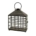 Mission Style Weathered Wide Pillar Candle Lantern 16"