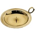 Brass Candle Plate with Spike