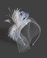Feather & Net Fascinator
