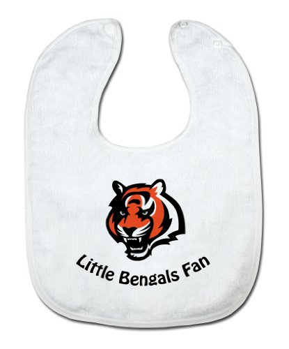 NFL Cincinnati Bengals White Snap Bib with Team Logo