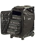 ZUCA Pro Artist Case - Black Insert Bag in Black Frame, with Travel Cover and 4 Vinyl Utility Pouches