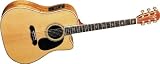 Alvarez DY91C Yairi Dreadnought Acoustic Electric Cutaway, Natural