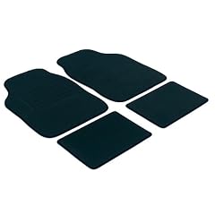 Autoteppich Velours 4tlg schwarz schwarz gekettelt