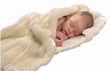 Faux Fur Baby Wrap/Blanket/Rug - Milk