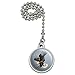 Graphics and More Screaming Bald Eagle Diving Catching Prey Ceiling Fan and Light Pull Chain