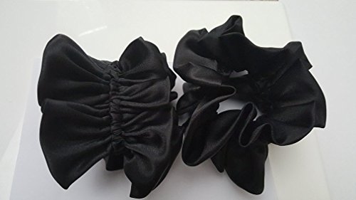Large, Thick, Elegant Satin Scrunchies (2 Pack)