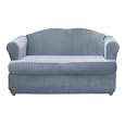 Stretch Pinstripe 2-pc. T-Cushion Loveseat