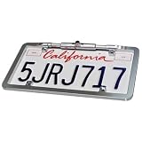 Boyo VTL251 Ultra Slim Zinc Metal Chrome License Plate Camera