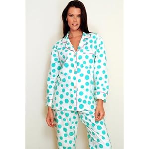 Buy Teal Bubble Flannel Pajamas by var goTwisterProductImageStrings = new Object();goTwisterProductImageStrings['prodImageNotAvailTextNoColor'] = 
