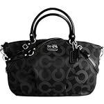 Coach Large Madison Signature Op Art Convertiable Satchel