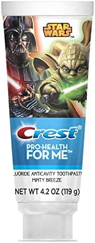 Crest Pro-Health Disney Star Wars Kids Minty Breeze Toothpaste, 4.2 Oz + Crest Pro-Health Disney Star Wars Mouth Rinse for Kids, 16.9 Oz + GUM Star Wars Powered Soft Toothbrush