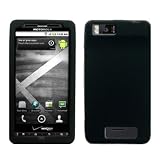 Black Silicone Case / Skin / Cover for Motorola Droid X / MB810 / Droid X2 / MB870