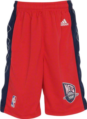 Adidas New Jersey Nets Youth (Sizes 8-20) Revolution 30 Replica Road Shorts Large
