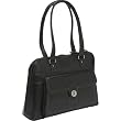 Franklin Covey Full-Grain Leather Zip Top Laptop Tote