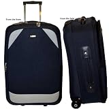 18 Onboard Trolley Case Suitcase Luggage Grey New