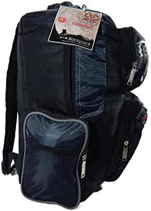 Mountain Terrain Jumbo 18" Multipocket Backpack (Grey/Black)
