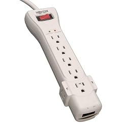 Tripp Lite SUPER7TEL15 7-Outlet Surge Protector (2520 Joules, 15ft Cord, Tel/DSL)